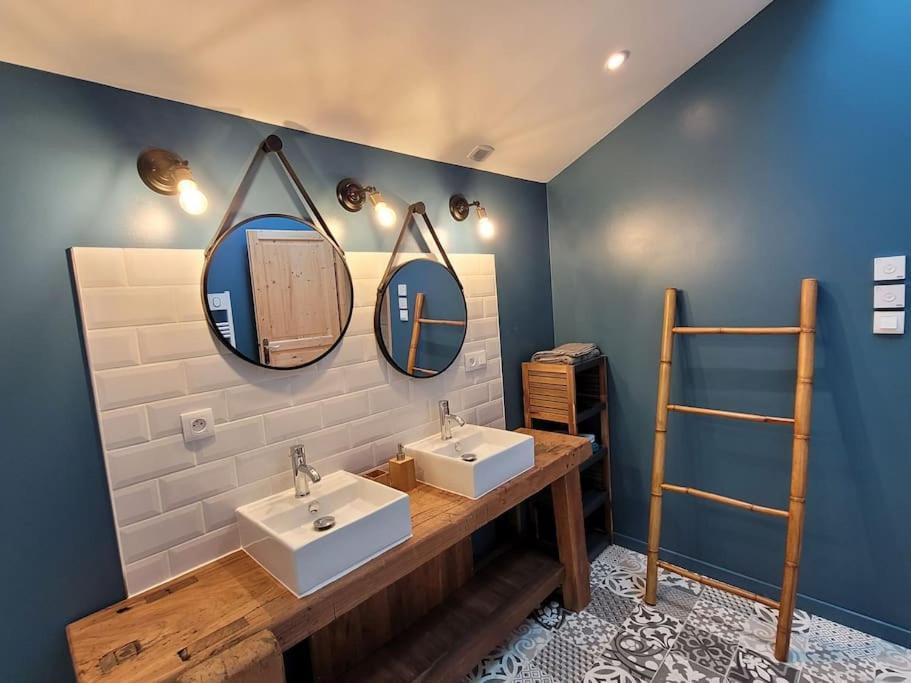 Maison Poitevine 9/10 Personnes Chaunay Bagian luar foto